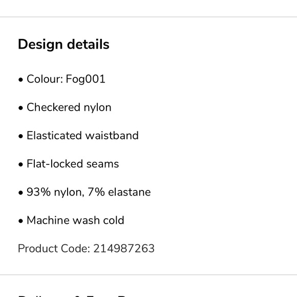 NWOT Good American High Rise Shine Leggings. Black/gray checkers. Size 5/6 2(xl) - Picture 9 of 9